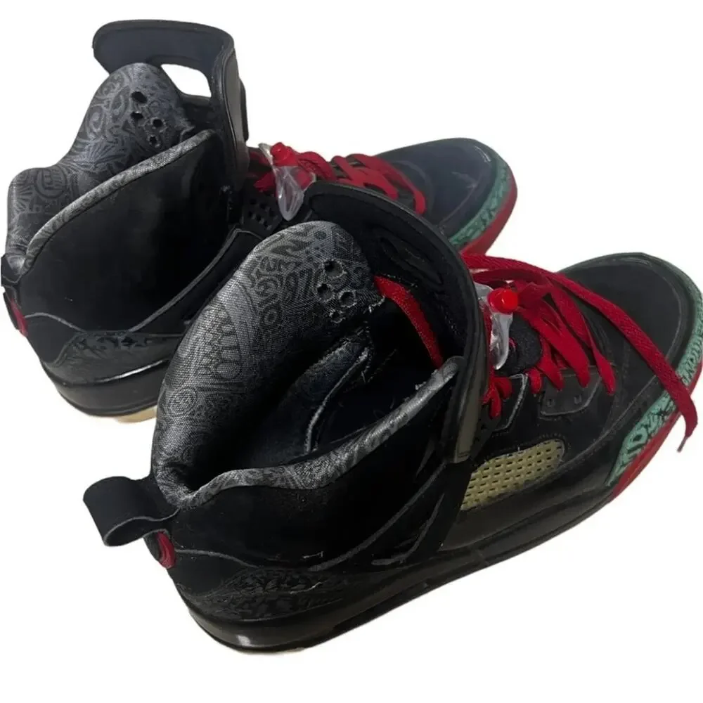 Nike Air Jordan SPIZIKE OG Black/Varsity Red/Green Men’s Size 13